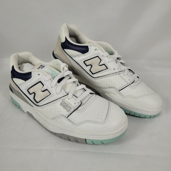 New Balance Other - New Balance 550 Beige Blue White B550WCA Men's 10/Women's 11.5 Basketball NIB